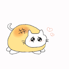 [LINEスタンプ] メロンパンにゃちゃん