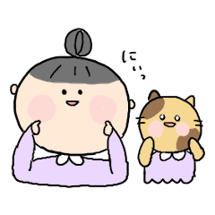 [LINEスタンプ] おだんごちゃんのゆるかわスタンプ