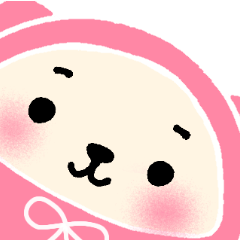 [LINEスタンプ] まぁるいくま