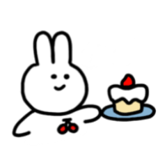 [LINEスタンプ] りりーのうさぎ