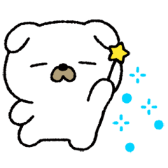 [LINEスタンプ] かわいい子犬ハッピー