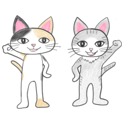 [LINEスタンプ] 猫ののんびりした日常