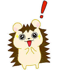 [LINEスタンプ] ハリネズミのちゃあ太郎