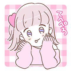 [LINEスタンプ] ゆめかわ乙女ちゃんのスタンプ