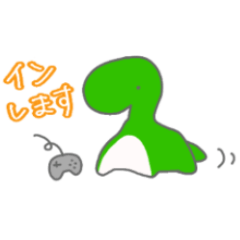 [LINEスタンプ] ゲームだいすきネッシースタンプ