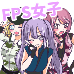 [LINEスタンプ] FPS女子
