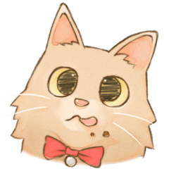 [LINEスタンプ] はらぺこ猫ミルトのスタンプ