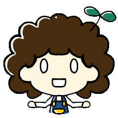 [LINEスタンプ] かわいいアフロのもじゃもじゃもじゃ子