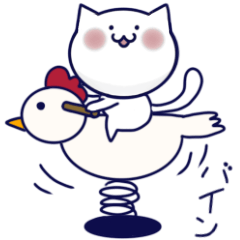 [LINEスタンプ] シュール猫♡ダジャレもあるよ♡の画像（メイン）