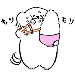 [LINEスタンプ] はらぺこわんこがやって来た！