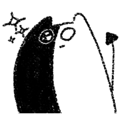 [LINEスタンプ] ぷにぷにしたクロちゃん