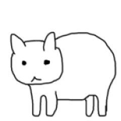 [LINEスタンプ] ねむたいねこちゃん