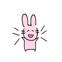 [LINEスタンプ] ゆるーい うさぎさんの日常