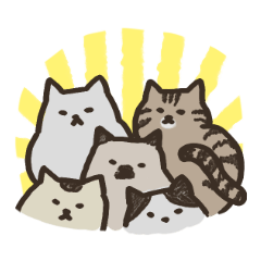 [LINEスタンプ] おうち猫のスタンプ 1