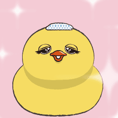 [LINEスタンプ] （動く）アヒル子ちゃんの華麗なる日常