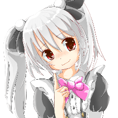 [LINEスタンプ] 萌えメイドスタンプ 英語版