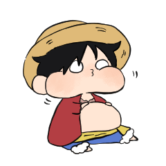 [LINEスタンプ] ONE PIECE ぐで太郎。