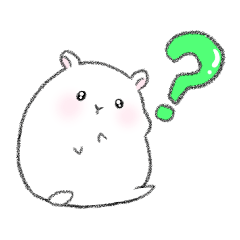 [LINEスタンプ] 癒しのもちころハムスター