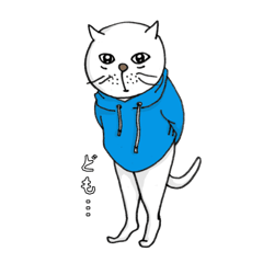 [LINEスタンプ] 『パーカーcat』