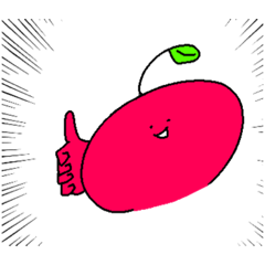 [LINEスタンプ] あっぷるくんwith謎生物