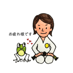 [LINEスタンプ] あっこ館長の日常♪