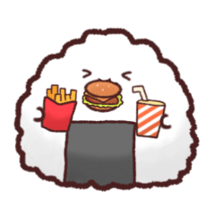 [LINEスタンプ] おむすびえんむすび