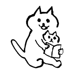 [LINEスタンプ] ねこさんのいちにち