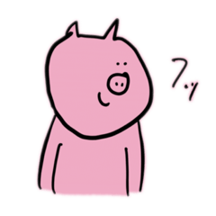 [LINEスタンプ] なっちゃんのブタさんスタンプ2