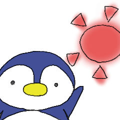 [LINEスタンプ] ペンギンだいありー①