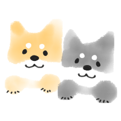 [LINEスタンプ] ふわっと柴犬