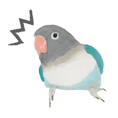 [LINEスタンプ] インコの日常の様子