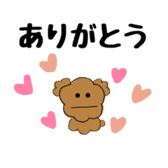 [LINEスタンプ] トイプーのコロンのすたんぷ001