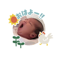 [LINEスタンプ] 新生児お豆ちゃん