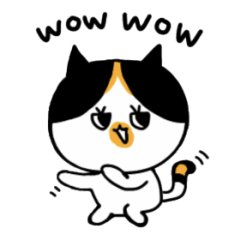 [LINEスタンプ] ミケ猫のころもちゃん