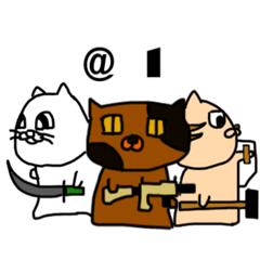 [LINEスタンプ] ゲーミング猫ちゃん