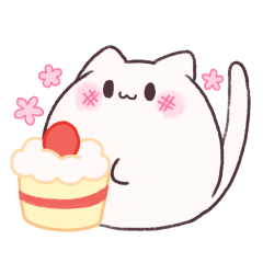 [LINEスタンプ] おもちにゃんこ。2