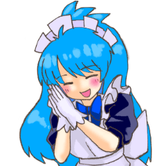 [LINEスタンプ] メイドの芽衣さん