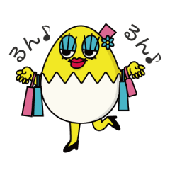 [LINEスタンプ] たまごマダム Ver.2