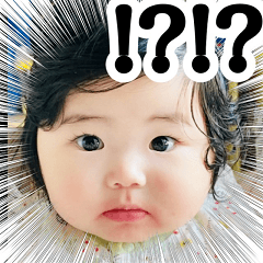 [LINEスタンプ] あかちゃんこまめちゃん