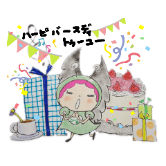 [LINEスタンプ] とどめちゃんカラー2