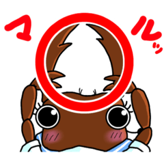 [LINEスタンプ] クワガタJKハサ美さん