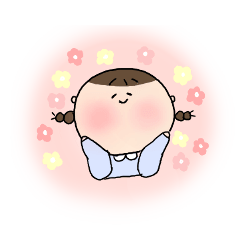 [LINEスタンプ] おさげちゃんのゆるかわスタンプ