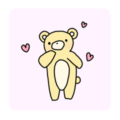 [LINEスタンプ] クマさんのスタンプ ①