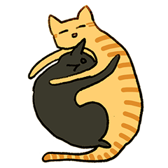 [LINEスタンプ] 万年色ねこ④