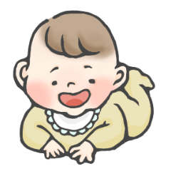 [LINEスタンプ] 赤ちゃんがいる生活（夫婦用）