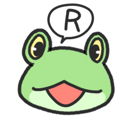 [LINEスタンプ] かえるR(仮)