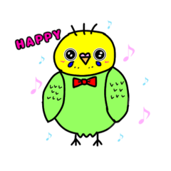 [LINEスタンプ] 日常で使えるかわいいインコ