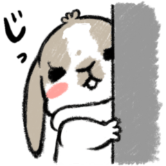 [LINEスタンプ] ロップイヤーのまるちゃん