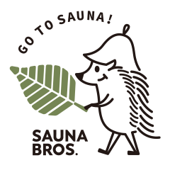 [LINEスタンプ] SAUNA BROS.ピースくんスタンプ