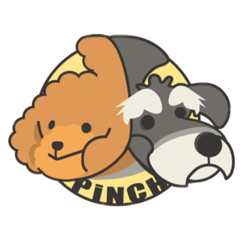 [LINEスタンプ] PiNCHトイプーぴんちゃん